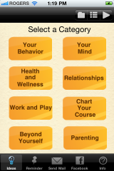 New iPhone Book App: Ideas for Better Living
